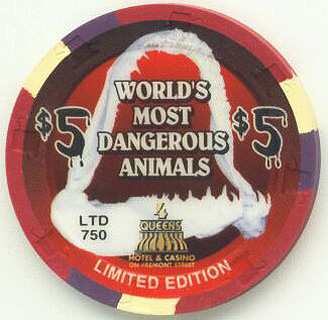 Four Queens Dangerous Tarantula $5 Casino Chip