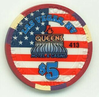 Four Queens 4th of July 2010 $5 Casino Chip