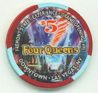Four Queens Fremont Street $5 Casino Chip