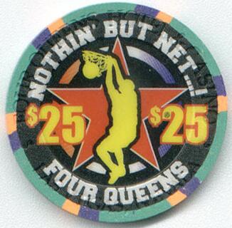 Las Vegas Four Queens March Madness 2001 $25 Casino Chip 