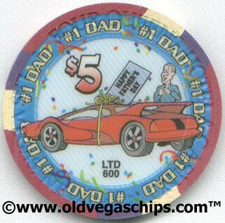 Four Queens Father's Day 2001 $5 Poker Chip