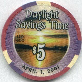 Four Queens Daylight Savings Time $5 Poker Chip