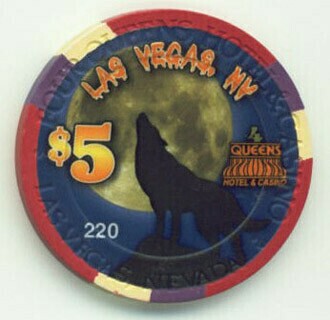 Four Queens Hotel Halloween 2010 $5 Casino Chip