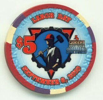Four Queens Labor Day 2010 $5 Casino Chip