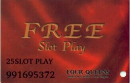 Four Queens Casino Free Play Slot Club Card