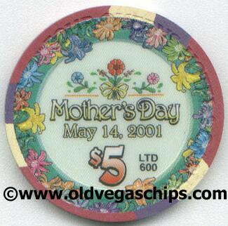 Four Queens Mother's Day 2001 $5 Casino Chip