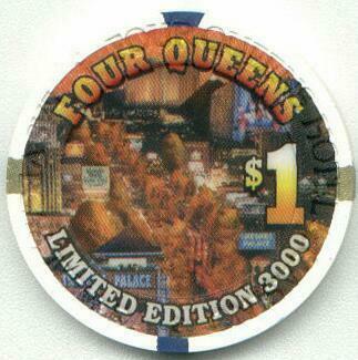 Las Vegas Four Queens October 2000 $1 Casino Chip