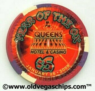 Four Queens Chinese New Year of the Ox 2009 $5 Casino Chip