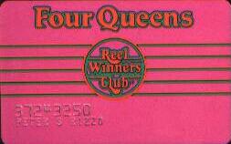 Four Queens Casino Reel Winner Slot Club Card