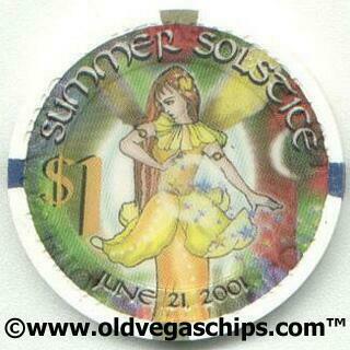 Four Queens Summer Solstice $1 Casino Chip