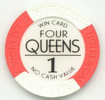 Four Queens Win Card $1 Casino Chip