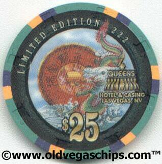 Las Vegas Four Queens Year of the Dragon $25 Casino Chip