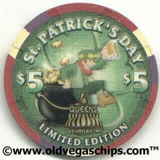 Four Queens St. Patrick's Day 2000 $5 Casino Chip