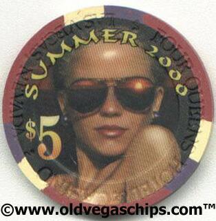 Four Queens Summer Girl 2000 $5 Casino Chip