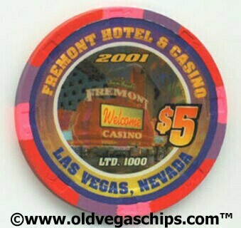 Fremont Richard Petty 2001 $5 Casino Poker Chip
