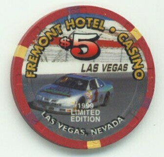 Fremont Hotel Richard Petty 1999 $5 Casino Chip