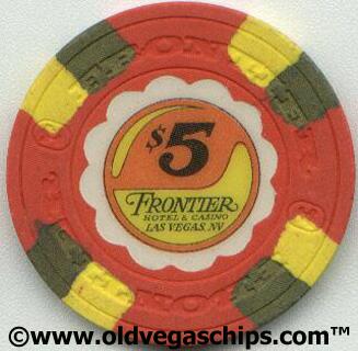Las Vegas Frontier Hotel $5 Casino Chip