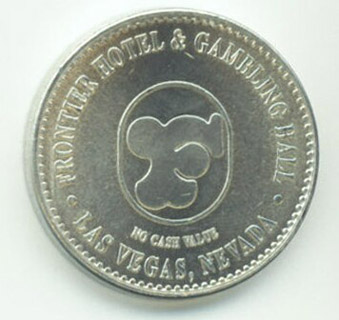 Las Vegas Frontier Hotel BlackJack Token