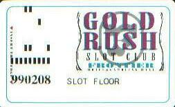 Frontier Casino Gold Rush Slot Club Card