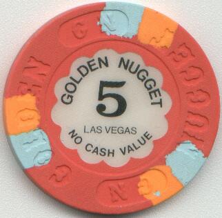 Las Vegas Golden Nugget NCV $5 Casino Chip