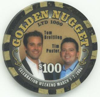 Golden Nugget Celebration Weekend 2004 $100 Casino Chip 