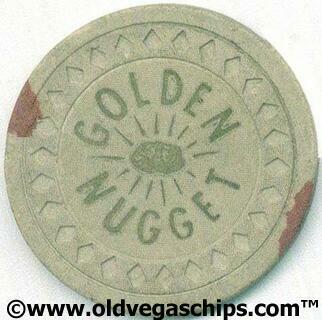 Las Vegas Golden Nugget Rare $5 Casino Chip