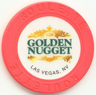Las Vegas Golden Nugget Pink Roulette Casino Chip