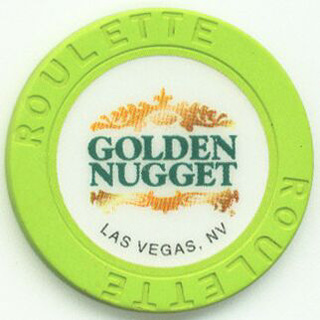 Las Vegas Golden Nugget Green Roulette Casino Chip