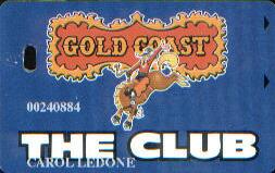 Gold Coast Casino The Club Slot Club Card