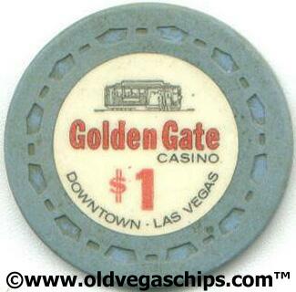 Scarce Golden Gate 1970's $1 Casino Chip