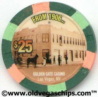 Las Vegas Golden Gate Millennium $25 Casino Chip