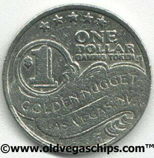 Las Vegas Golden Nugget $1 Slot Token 