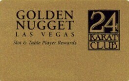 Golden Nugget Casino 24 Karat Slot Club Card