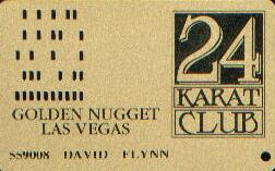 Golden Nugget Casino 24 Karat Slot Club Card