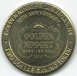 Las Vegas Golden Nugget $2 Slot Token