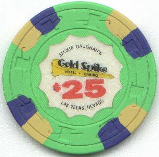 Las Vegas Gold Spike $25 Casino Chip