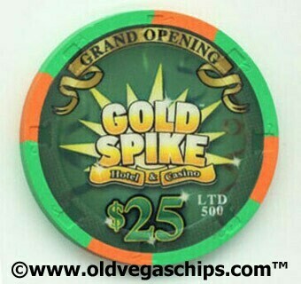 Gold Spike Casino Grand Opening 2009 $25 Casino Chip