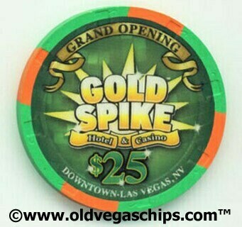 Gold Spike Casino Grand Opening 2009 $25 Casino Chip