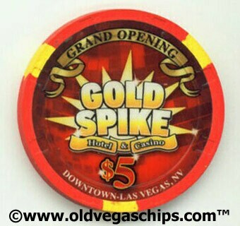 Gold Spike Casino Grand Opening 2009 $5 Casino Chip