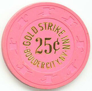 Gold Strike Inn 25¢ Casino Chip 