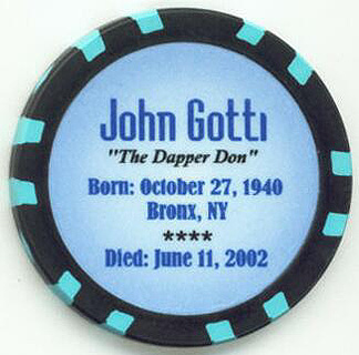 John Gotti "The Dapper Don" Casino Chip