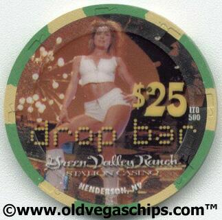Green Valley Ranch Drop Bar $25 Casino Chip