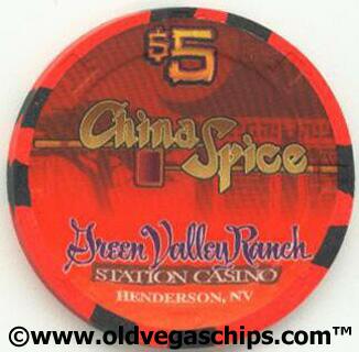 Green Valley Ranch Sushi & Sake $5 Chip