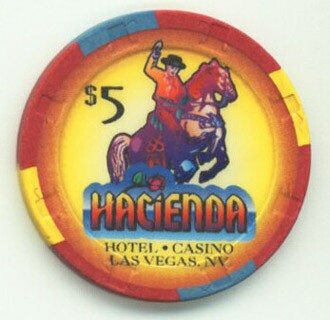 Hacienda Casino Last Issue $5 Casino Chip