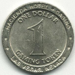Hacienda Casino $1 Slot Token