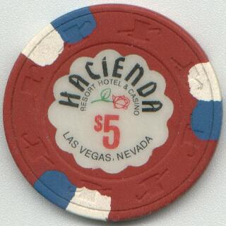 Las Vegas Hacienda Casino Rose $5 Chip