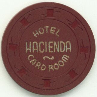 Las Vegas Hacienda Card Room $5 Casino Chip