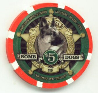 Hard Rock Hotel Bomb Dogs Sid $5 Casino Chip