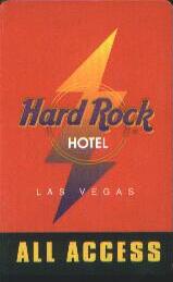 Las Vegas Hard Rock Hotel Room Key