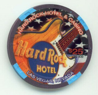Las Vegas Hard Rock Hotel Lenny Kravitz $25 Casino Chip